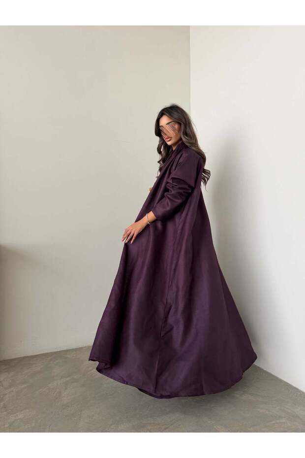 MWT1054 - عبايه موفي لنن - 3