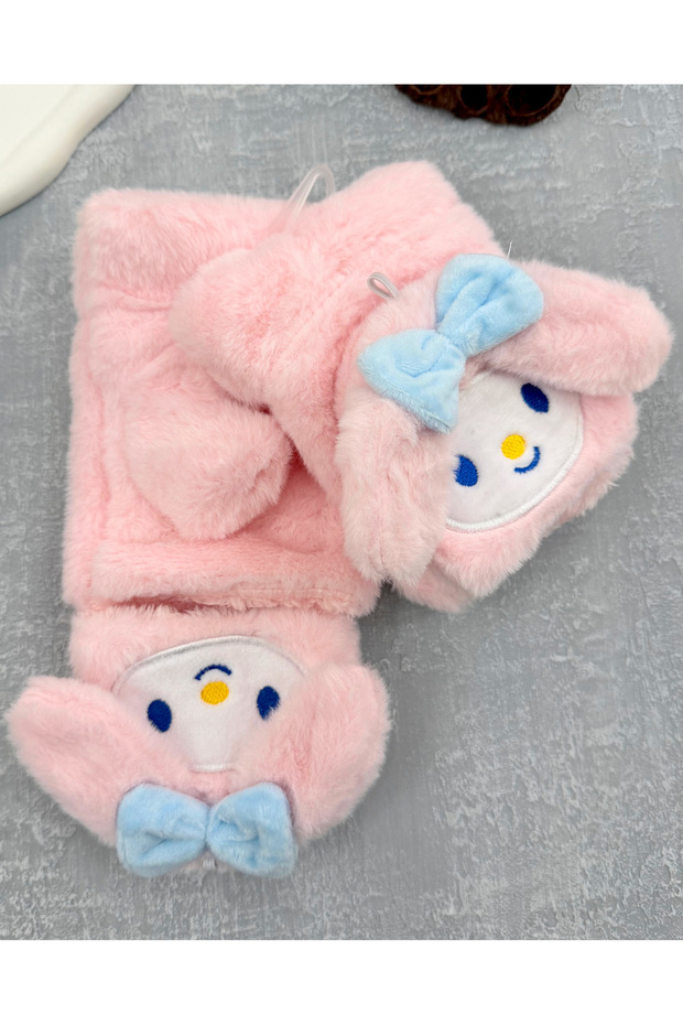 Sevimli Peluş Eldiven - 2