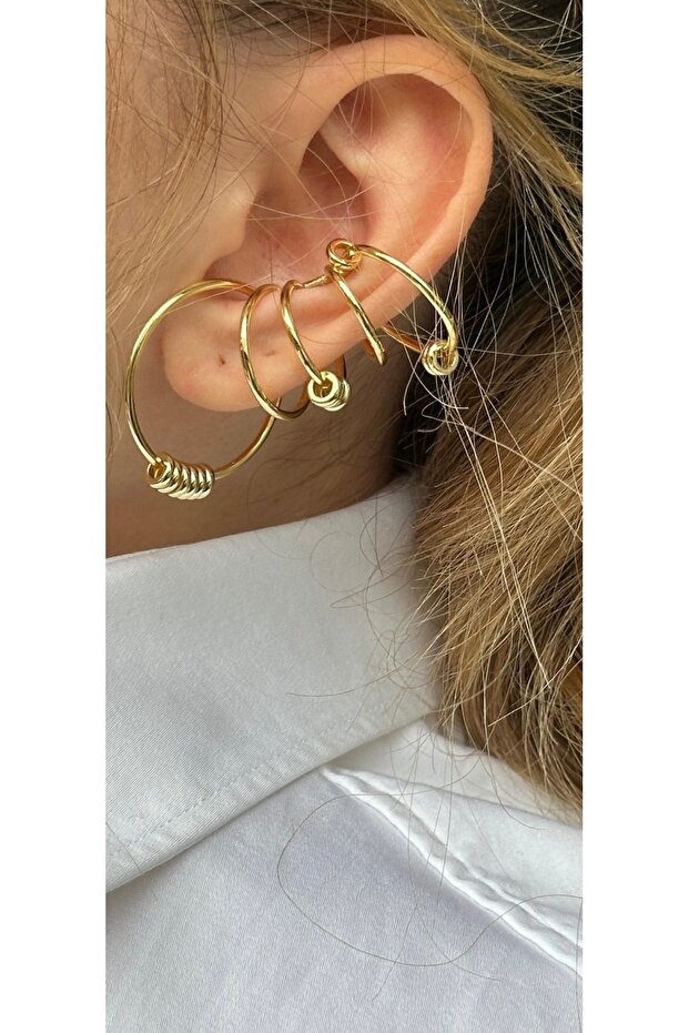 Çelik Halka Earcuff - 1