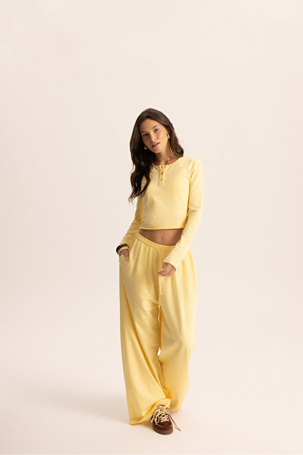 Tuara Basic Sarı Eşofman Takımı - 1