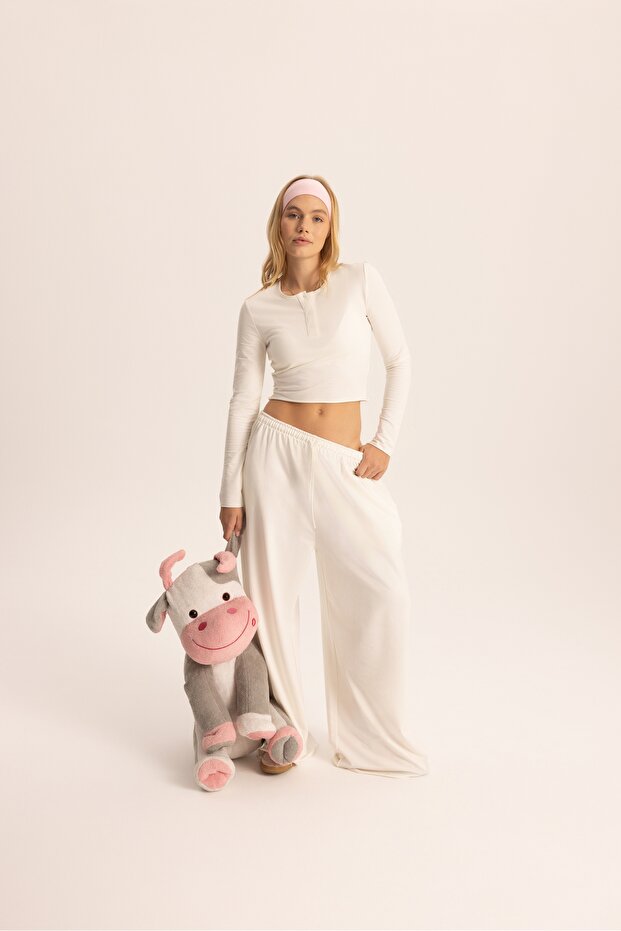 Tuara Basic Ekru Eşofman Takımı - 1