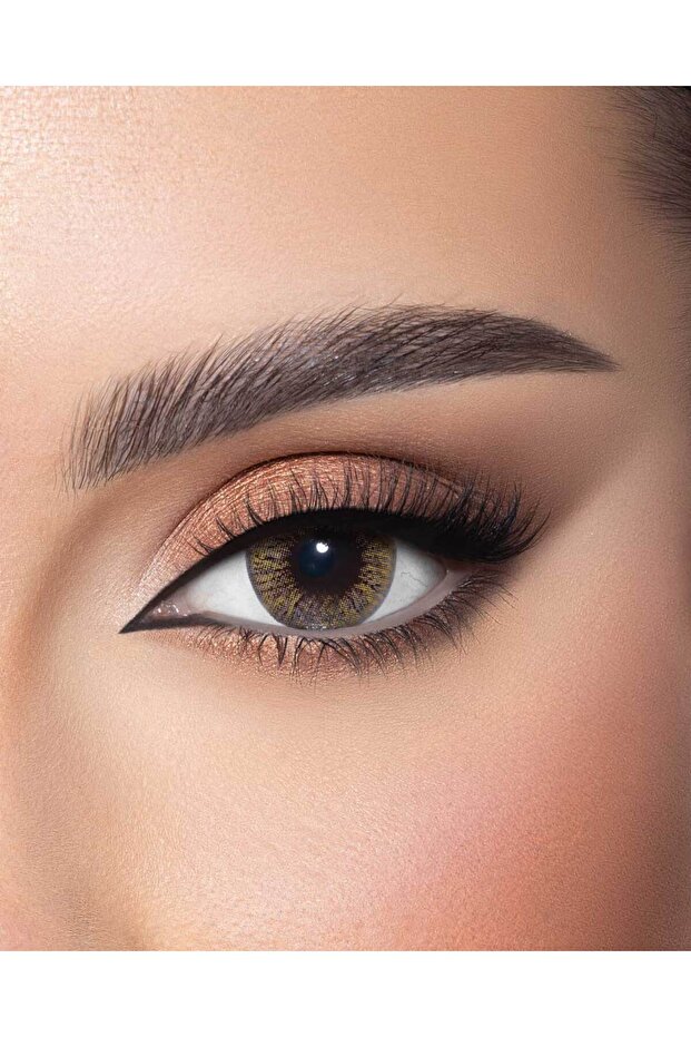عدسات لاصقة ملونة يومية - بنية اللون