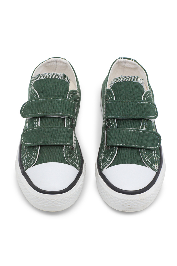Children's Unisex Khaki Comfortable Double-Strapped Shoes