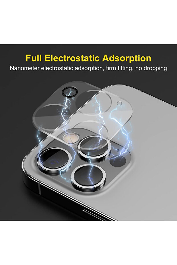 واقي عدسة الكاميرا الزجاجي الشفاف لهاتف iPhone 12 Pro - 5