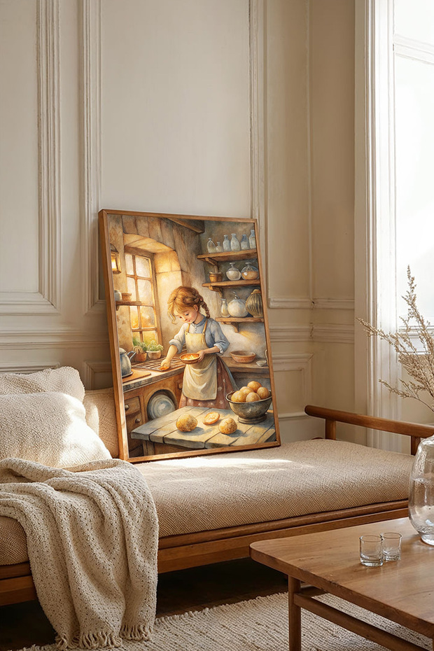 One Piece Wooden Framed Painting Tk3052