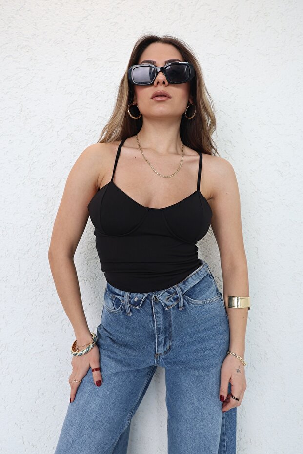 Gloplu Askılı Dalgıç Crop - 8