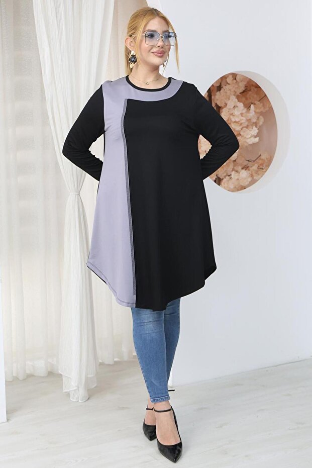 بلوزة تونيك مقاس كبير - 6