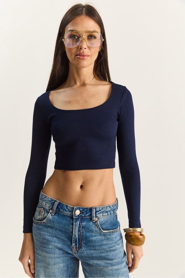 Top scurt LUCCI Basic - 5