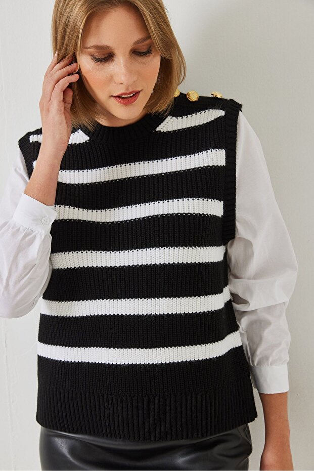 LUCCI Striped pulover - 6