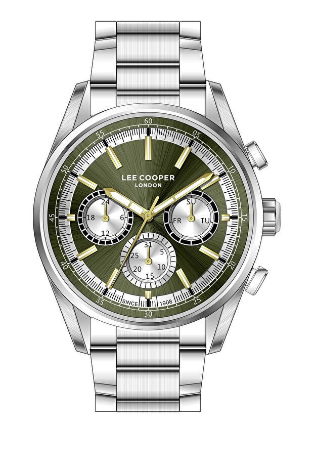 Silver Steel Cord Men's Wristwatch Lc07986.380