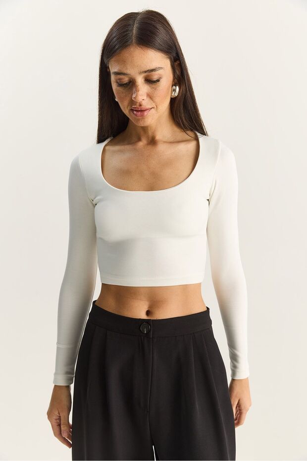 Top scurt LUCCI Basic - 3