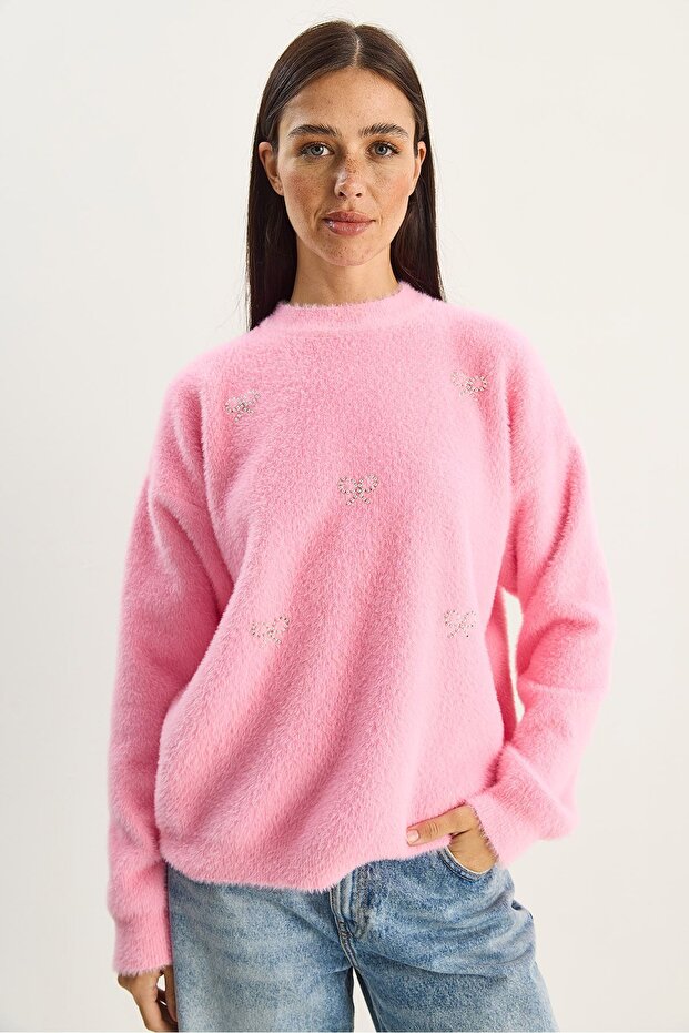 LUCCI Crew Neck sweater with bow pattern - 3