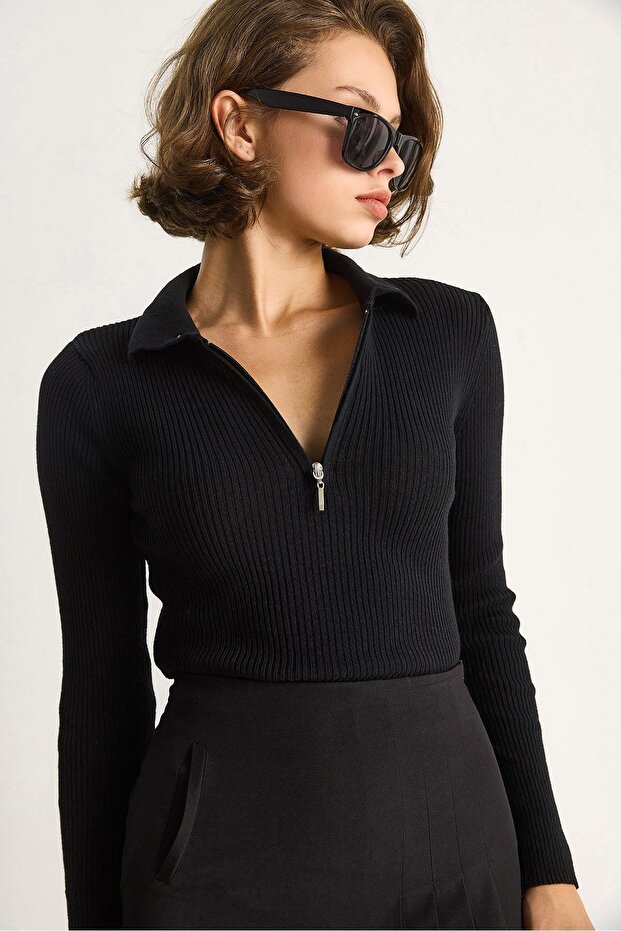 LUCCI pulovero e zip-esko kolcosa - 6