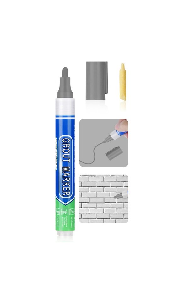 Gray tile and floor tile joint correction marker 15 m