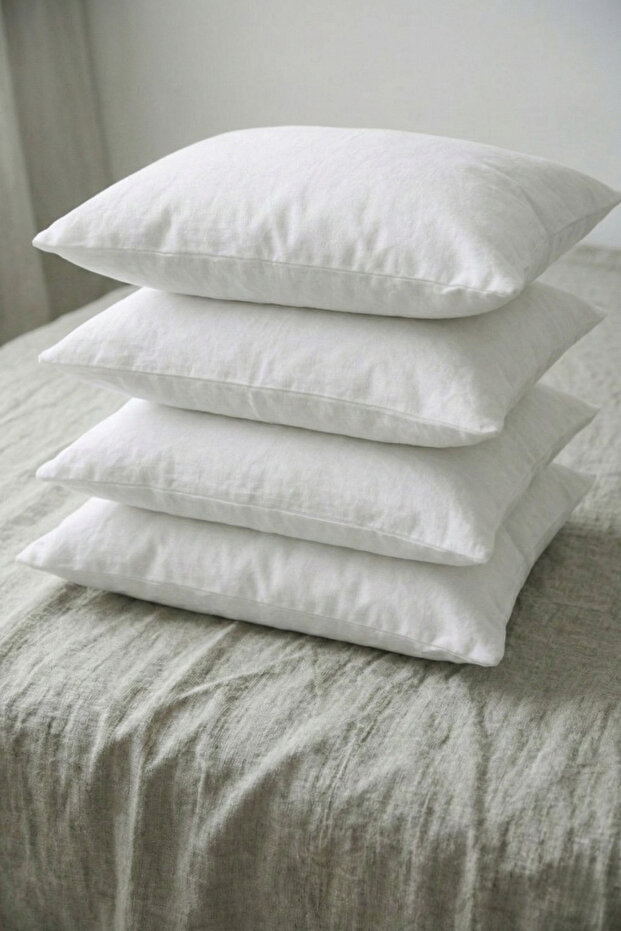 4 Pieces of 800 Gr Silicone Pillow – Washable & Breathable – 50X70 cm