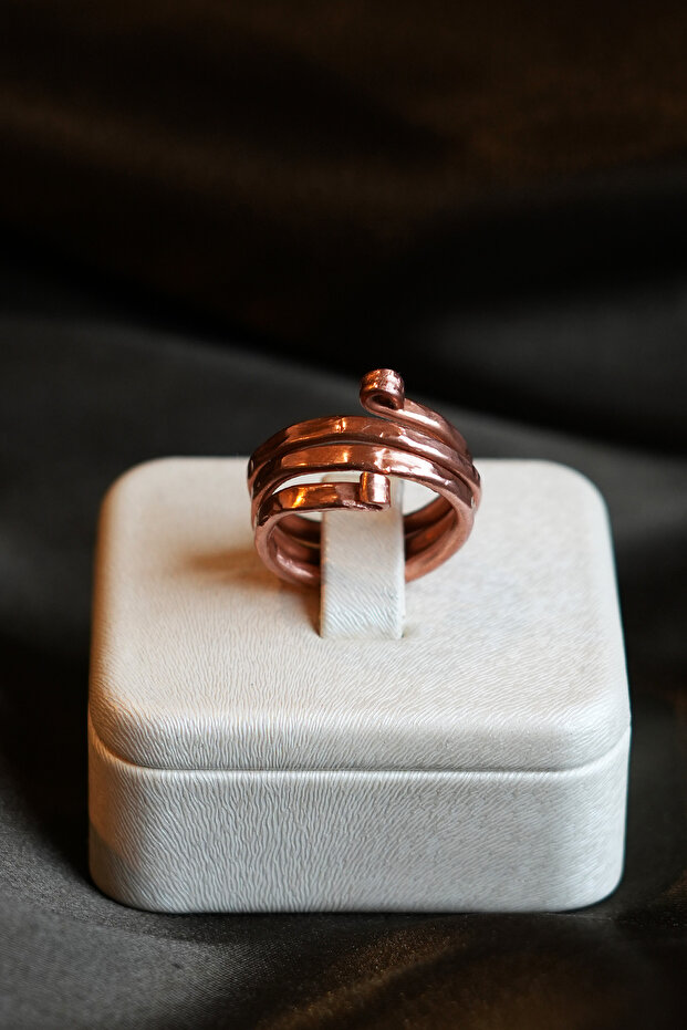 Coiled Copper Ring - 1