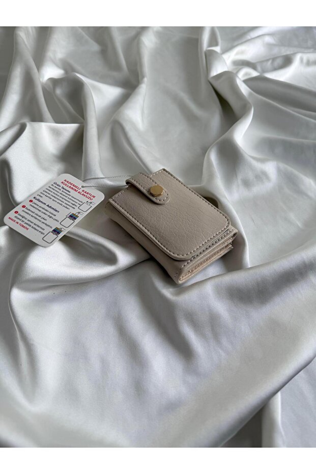Wallet Model Cüzdan 7 Krem - 3