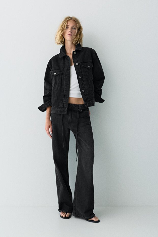 Denim trucker ceket - 3