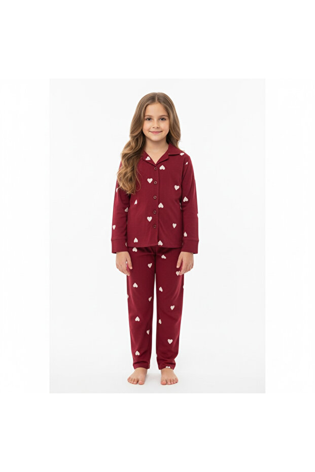 Girl's Heart Pajama Set