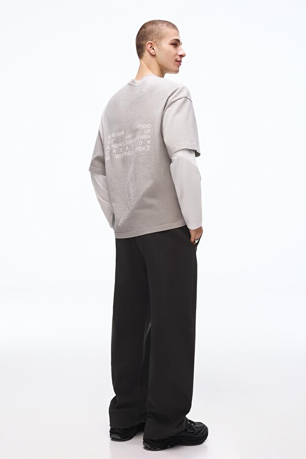 Geniş paça pantolon - 2