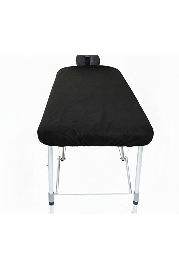 50 Pieces XL Black Wide Stretcher Cover Massage Physiotherapy and Cupping Elastic Stretcher Cover 100X280