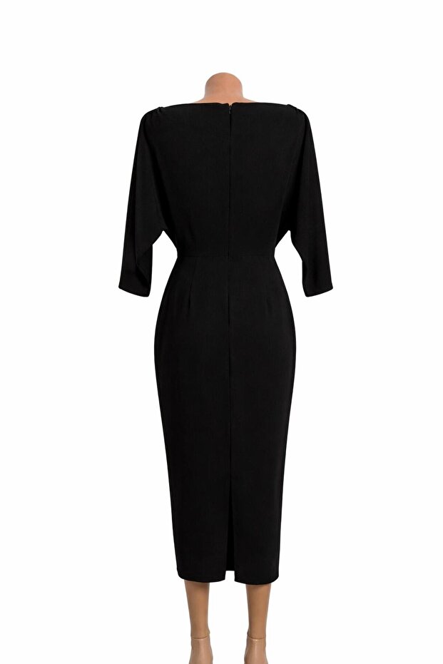 Rochie neagra eleganta - 3