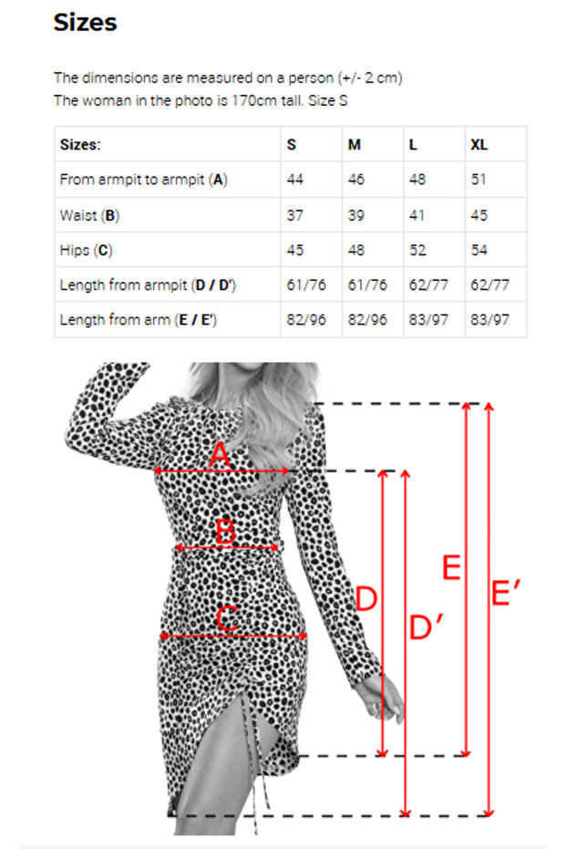 Rochie asimetrica Numoco, imprimeu leopard, marime L - 6