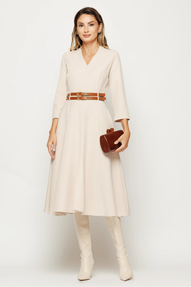 Rochie Adara bej - 2