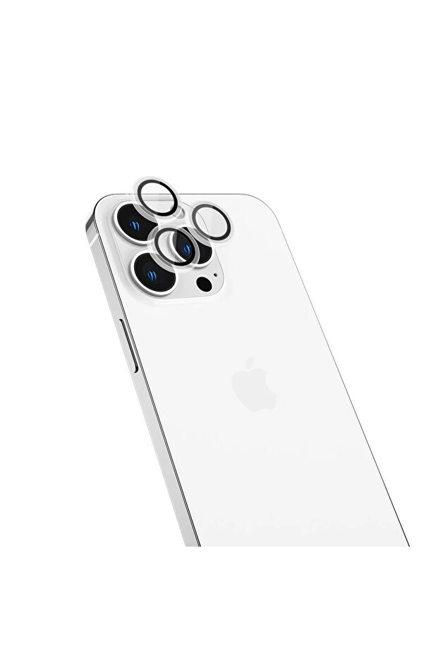 واقي عدسة الكاميرا لهاتف آيفون 13 برو ماكس من آبل - فضي - 3