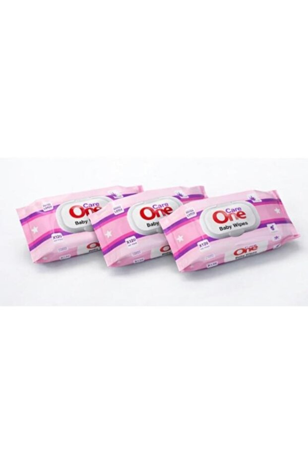 Extra Large Baby Wipes (Pink Edition) – 3 Pack Bundle (3 x 120 Sheets) – Soft & Gentle