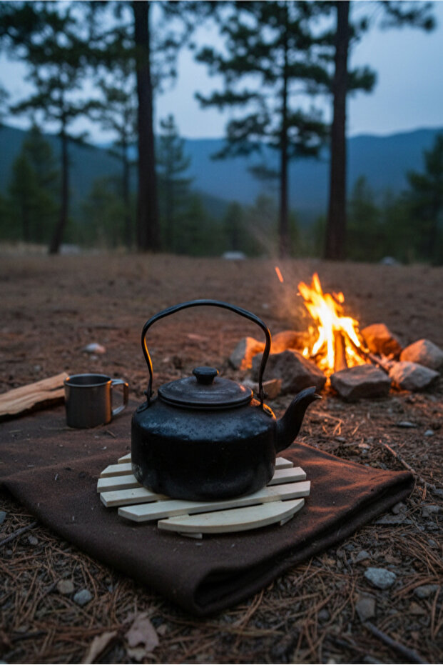 Dekoratif Bambu Yuvarlak Nihale - 1