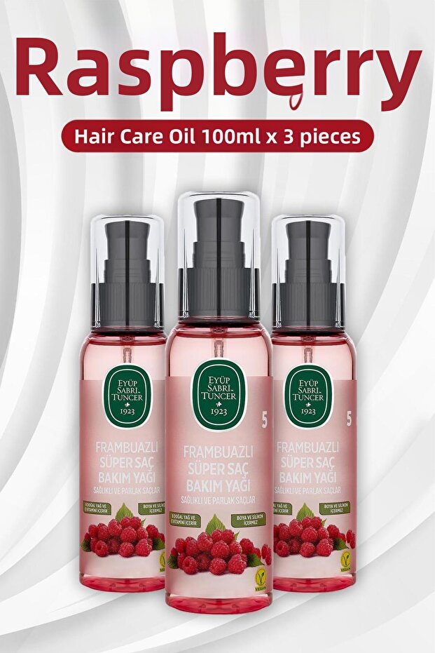 Hair Care Oil Framb.100 ml 3 Pieces