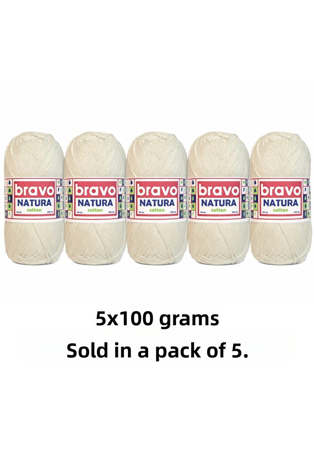 Natura Cotton Cream 305 Cotton Yarn 100Gr 200m