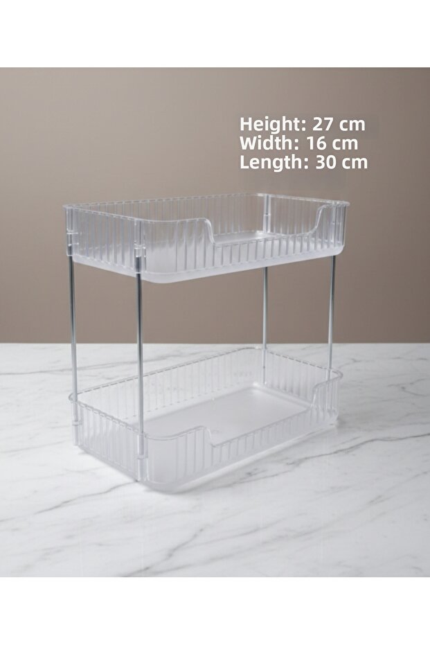 منظم شفاف ذو طبقتين - 5