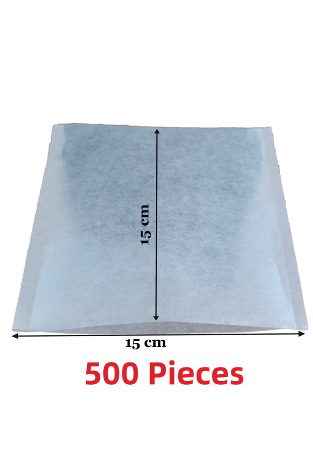 Tea Brewing Filter Empty Teapot Bag Large Industrial Size Boiler Cover 15X15 cm 500 Pieces E