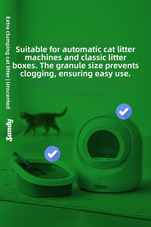 Odorless Clumping Cat Litter 10kg - 3