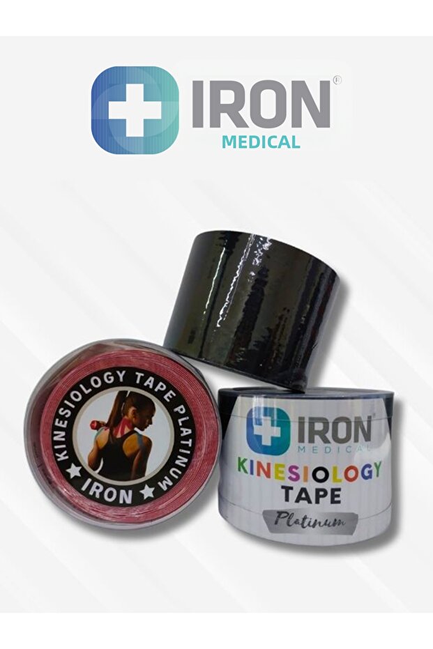 Kinesiology Tape Platinum Kinesio Athlete Muscle Pain Tape 5Cmx5M Black