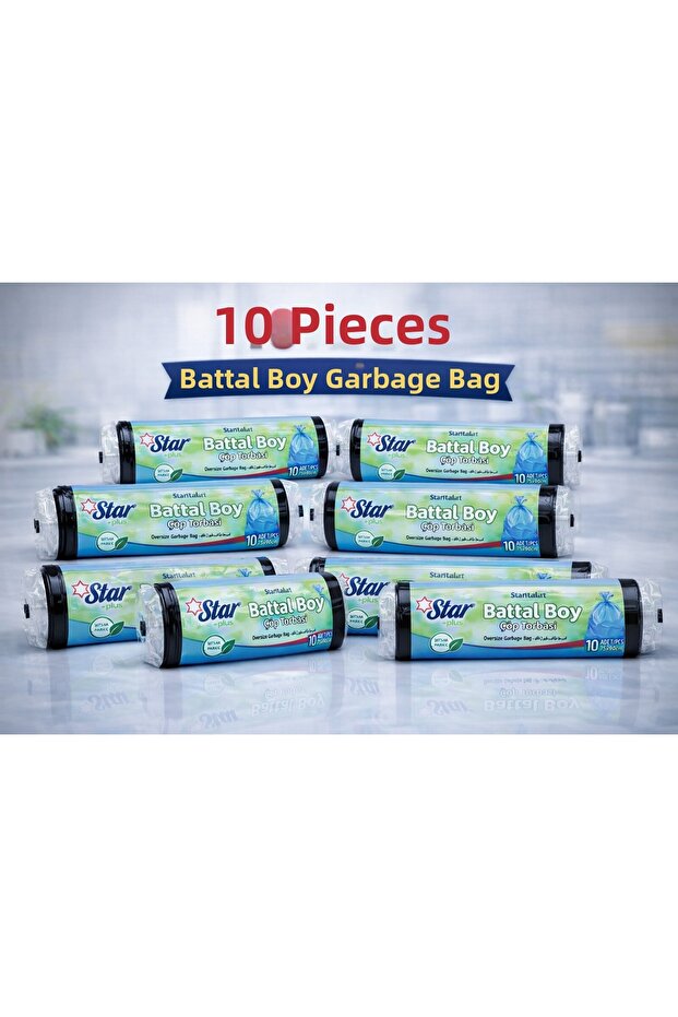 Star Plus Standard King Size Waste Bag 75X90 cm 10Pcs Durable Large Size Waste Bag 10 Pieces