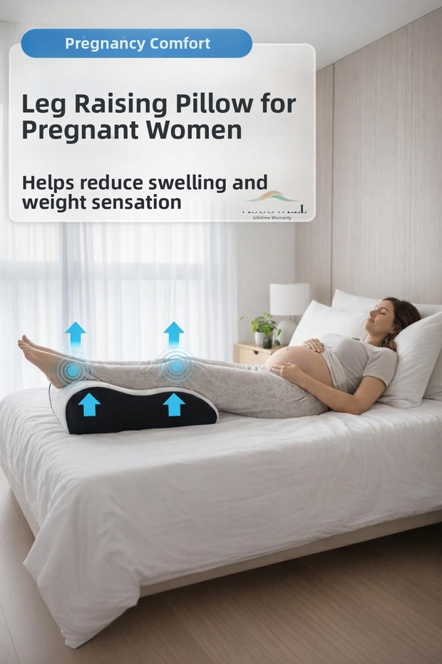 Leg Elevation Support Pillow for Pregnant Women – Swelling & Fatigue Relief Rest Pillow