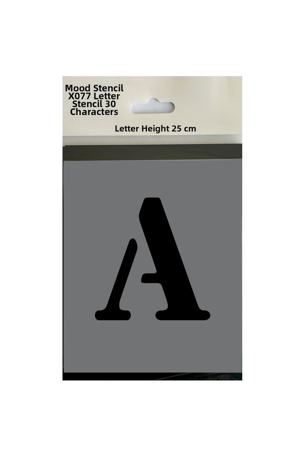Stencil Letter Painting Template X077 Letter Height 25 cm