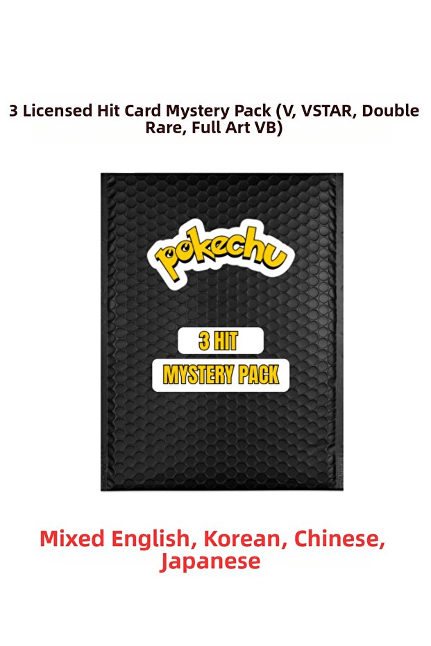 Three Hit Guaranteed Pokechu Mystery Packs