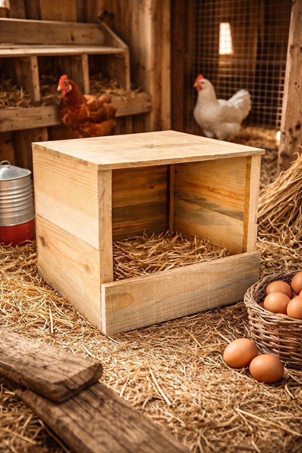 Natural Wooden Chicken & Pigeon Coop