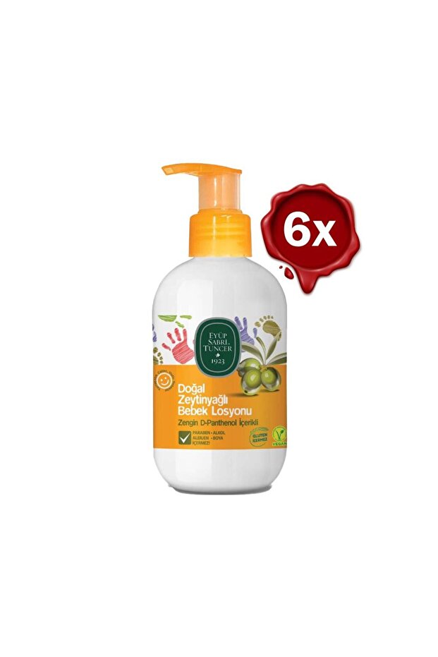 Natural Olive Oil Baby Lotion 280 ml X 6