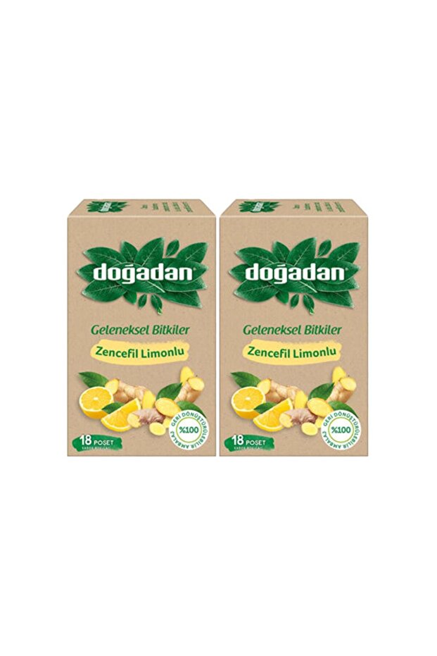 Ginger Lemon Herbal Tea X 2 Pieces