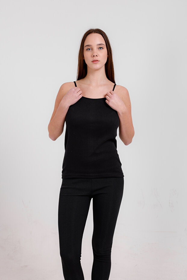 3'lü Basic Ip Askılı Atlet - 2