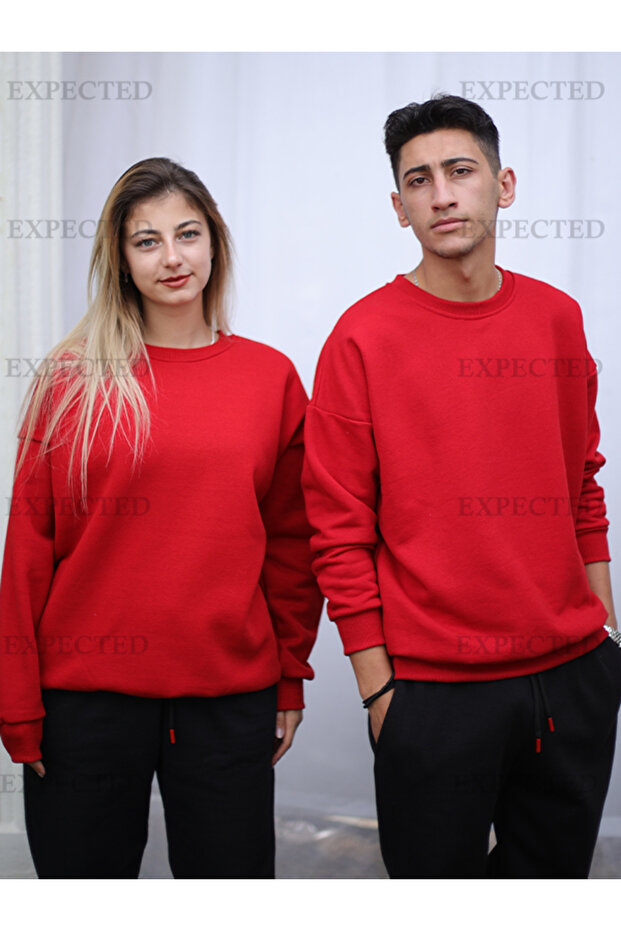 سترة رياضية كبيرة الحجم من Red Lover Couple Combinations، قطعتين