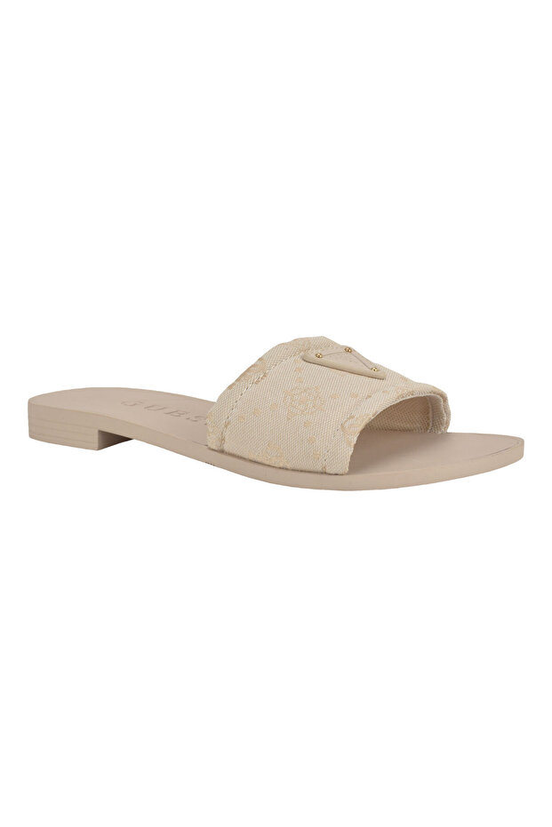 Elysone logo flat sandals