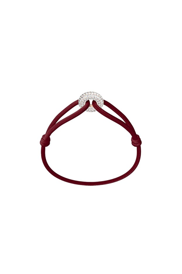 Rose Soho Pavé Cord Bracelet
