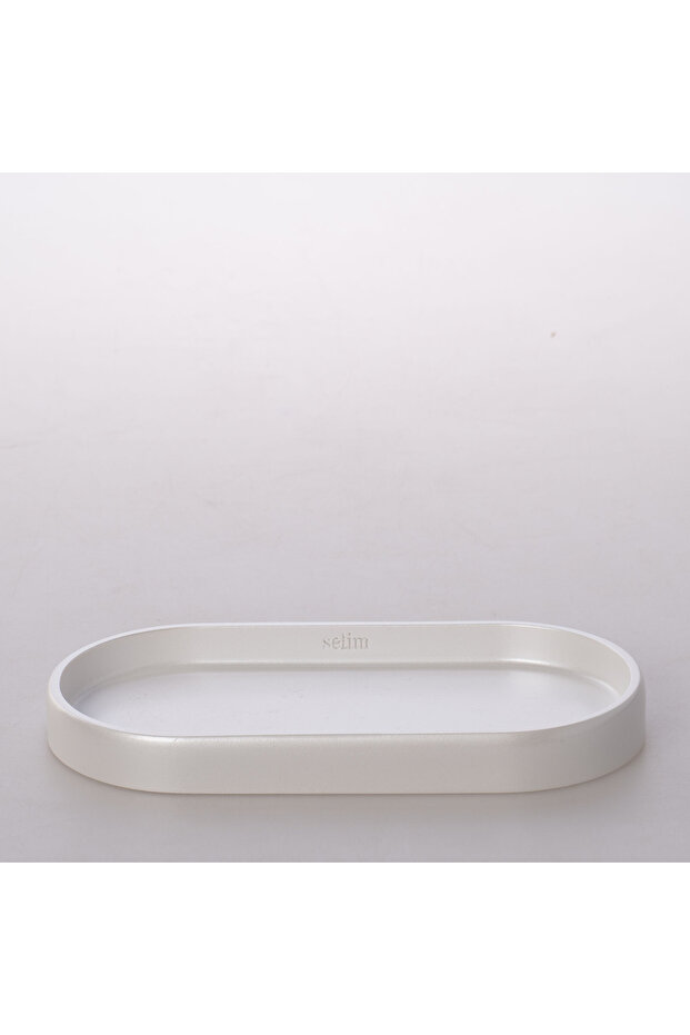 صينية بيضاوية صغيرة لؤلؤة - 1