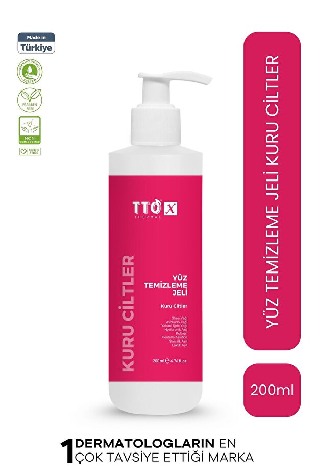 Facial Cleansing Gel Moisturizer 200 ml Collagen X Dry Skin